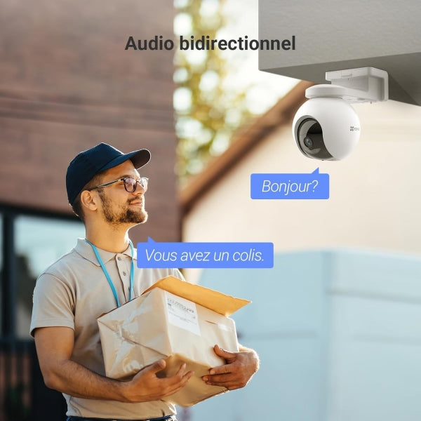 Caméra extérieure connectée 2K solaire VIGIO