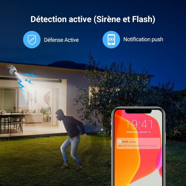 Caméra extérieure connectée 2K solaire VIGIO