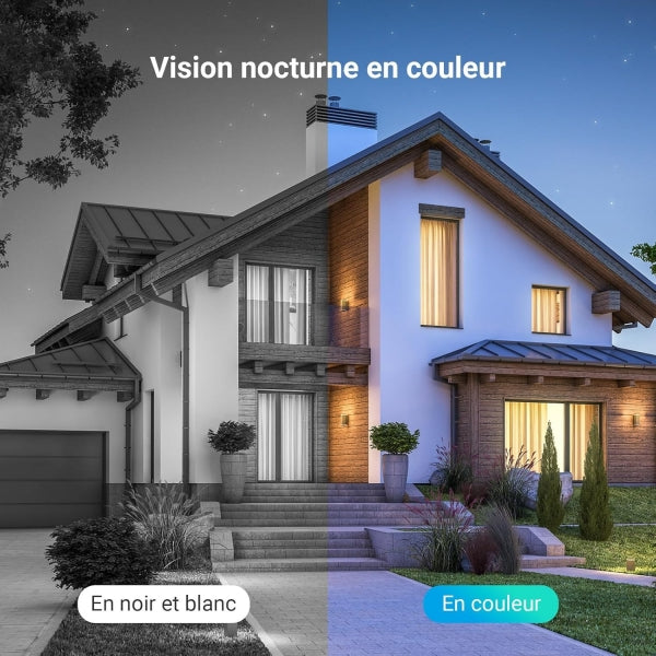 Caméra extérieure connectée 2K solaire VIGIO