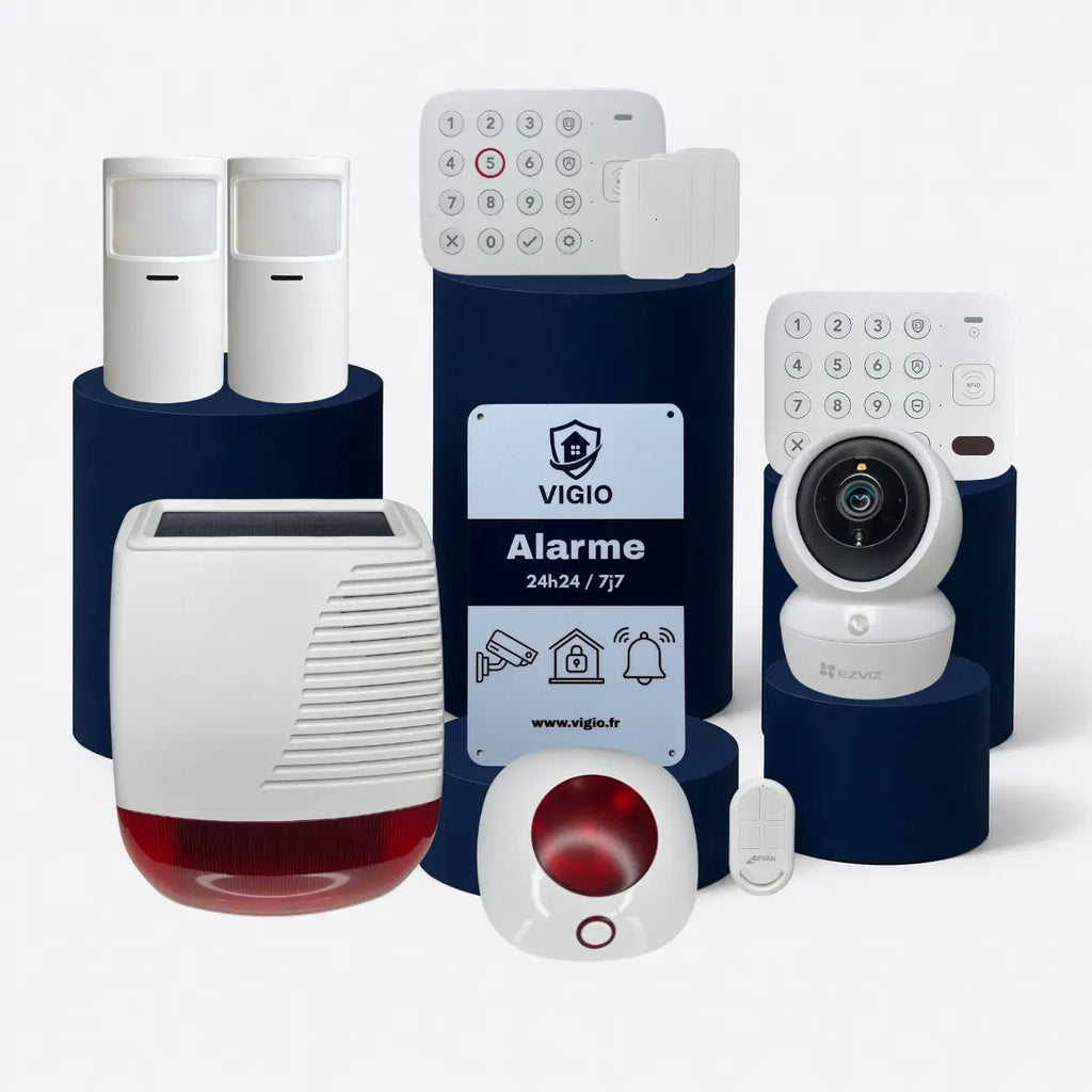 Pack Smart Maison - Alarme maison sans abonnement VIGIO