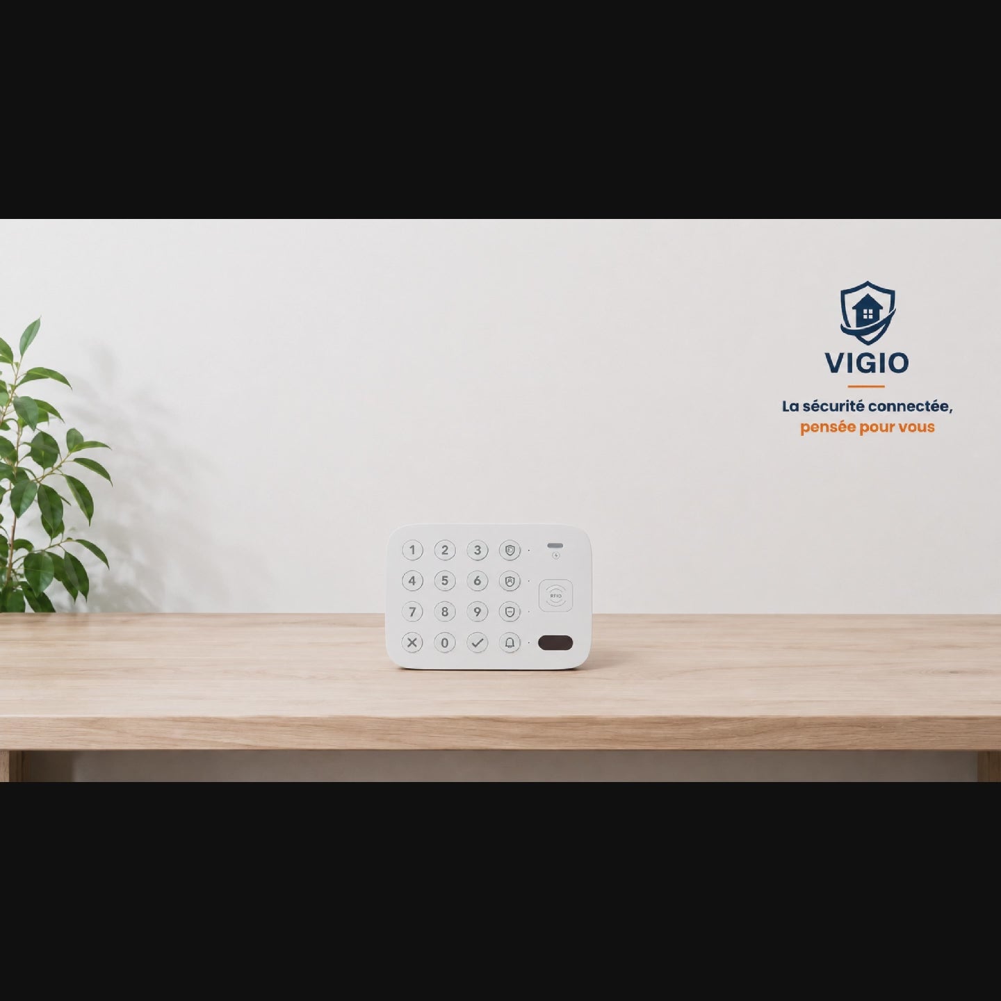 Clavier d'alarme connecté
